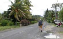 On the road to Avarua