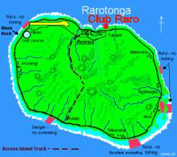 Rarotonga Map