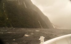Milford Sound 70 knot winds